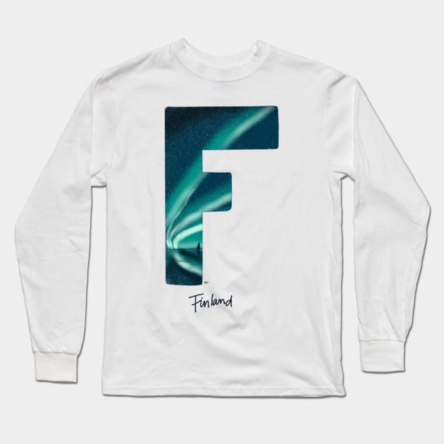 Bucket list destination - Finland Long Sleeve T-Shirt by gabbadelgado